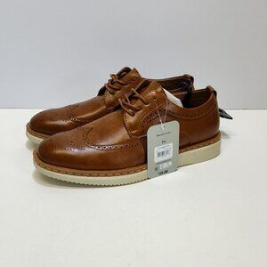 George Jonaah Wingtip Oxford Dress Shoes Size 7.5 Memory Insole True To Size Fit